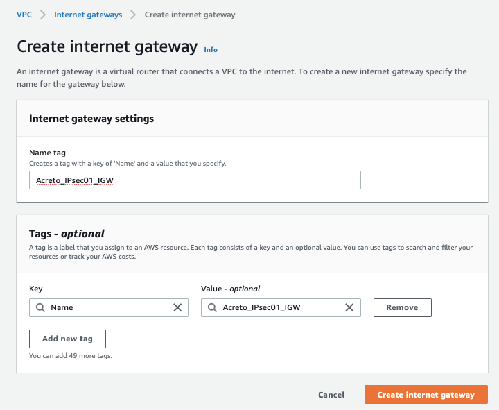 IPsec with AWS