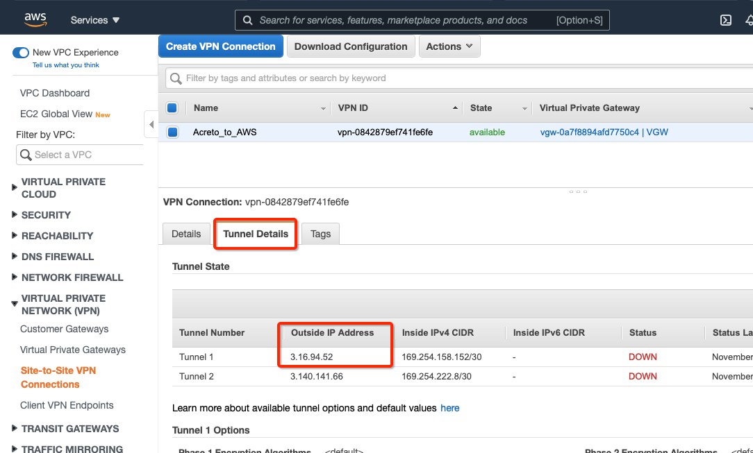 IPsec with AWS
