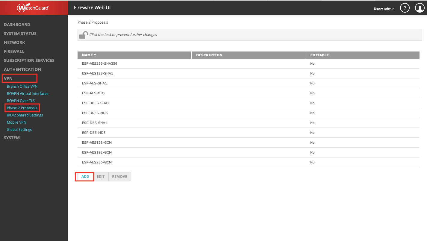 Watchguard - VPN