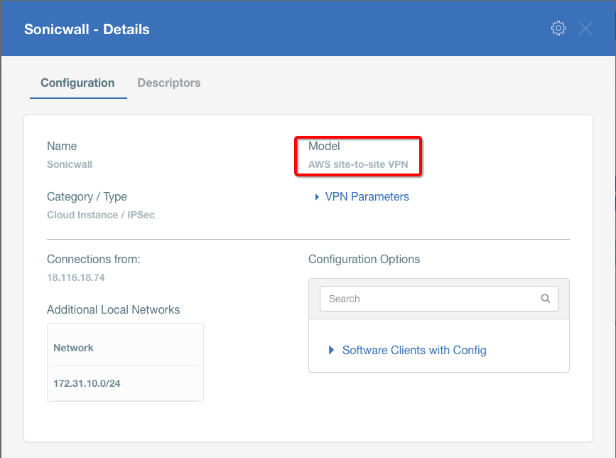 Sonicwall7.0 - ipsec - configuration