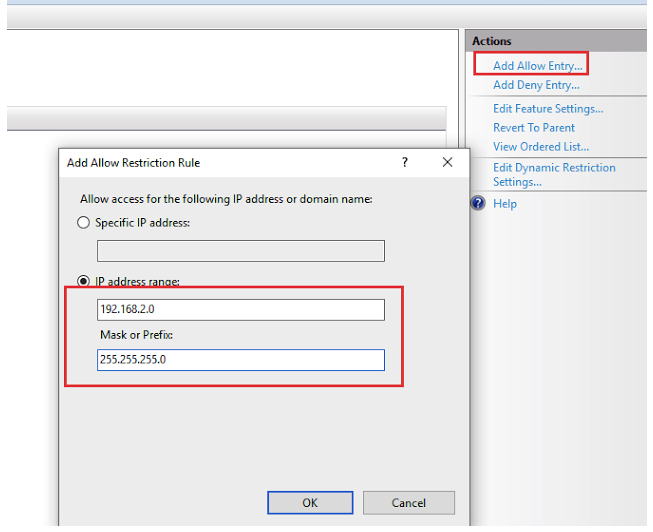 Add local subnet